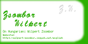 zsombor wilpert business card